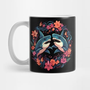 Shark Couple Valentine Mug